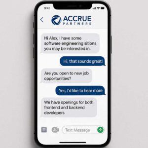 Accrue Partners Tech Text Message