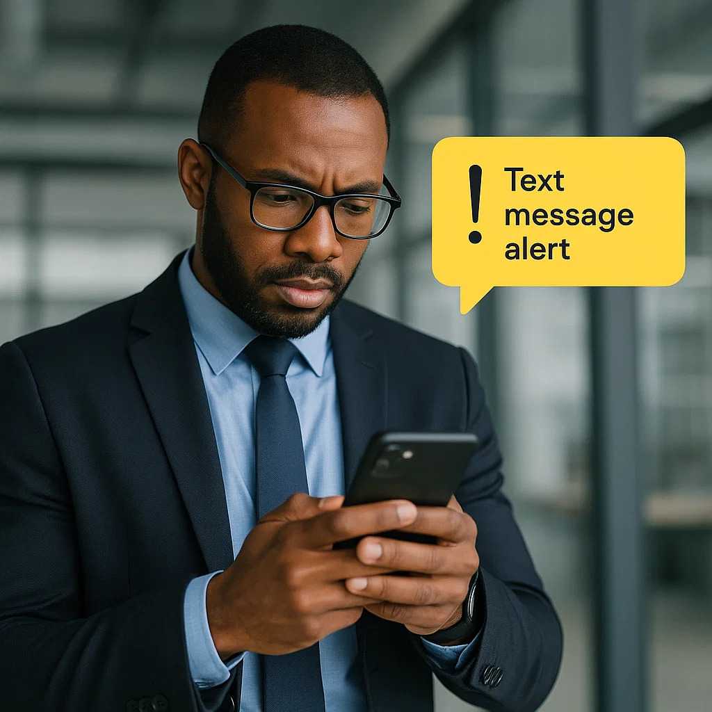 Accrue Partners Tech Text Message