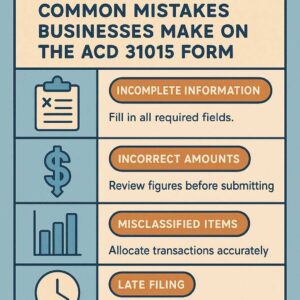 ACD 31015 Business Tax Registration