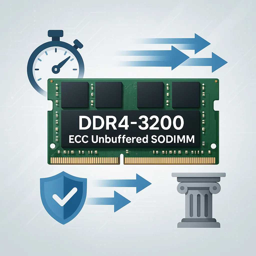 A-Tech 8GB DDR4-3200 ECC Unbuffered SODIMM