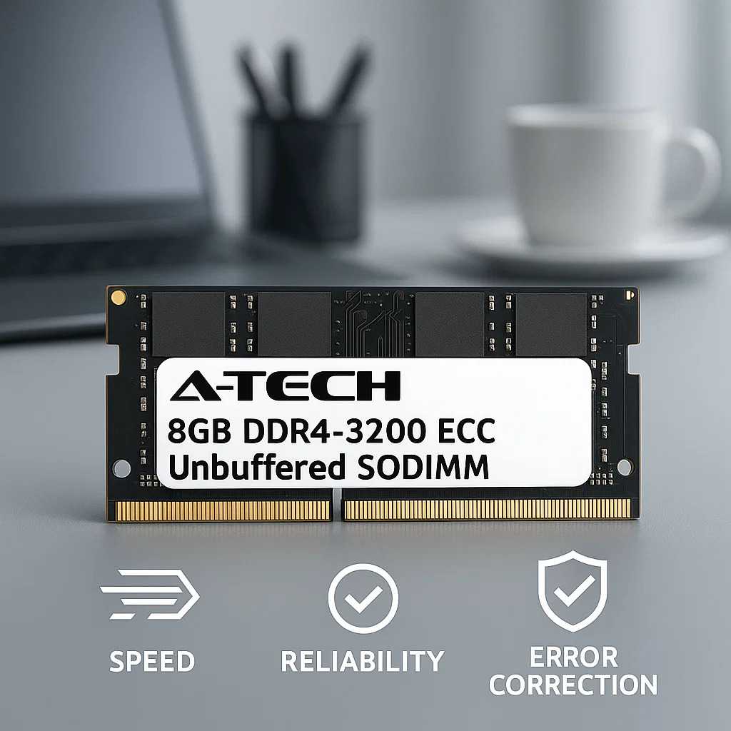 A-Tech 8GB DDR4-3200 ECC Unbuffered SODIMM