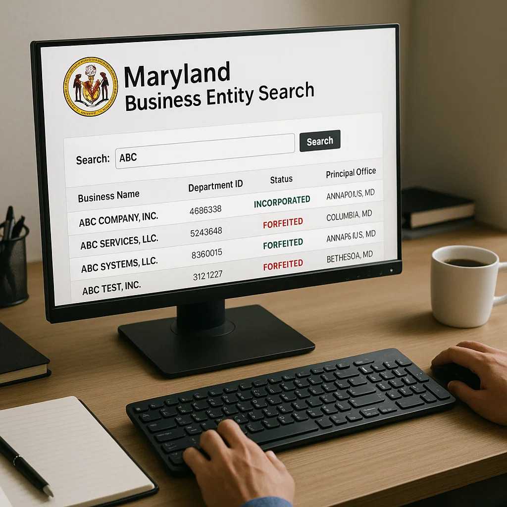 Why Conduct a Maryland Business Entity Search?