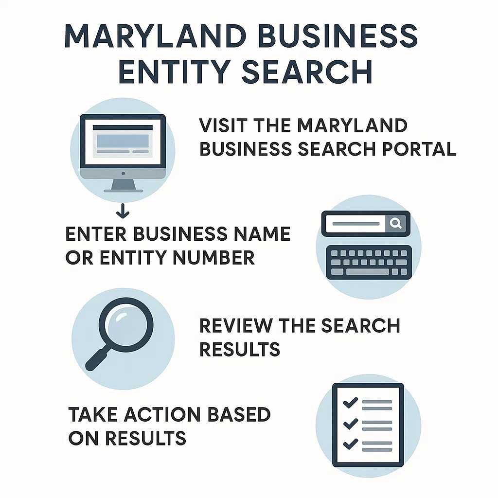 Steps to Conduct a Maryland Business Entity Search