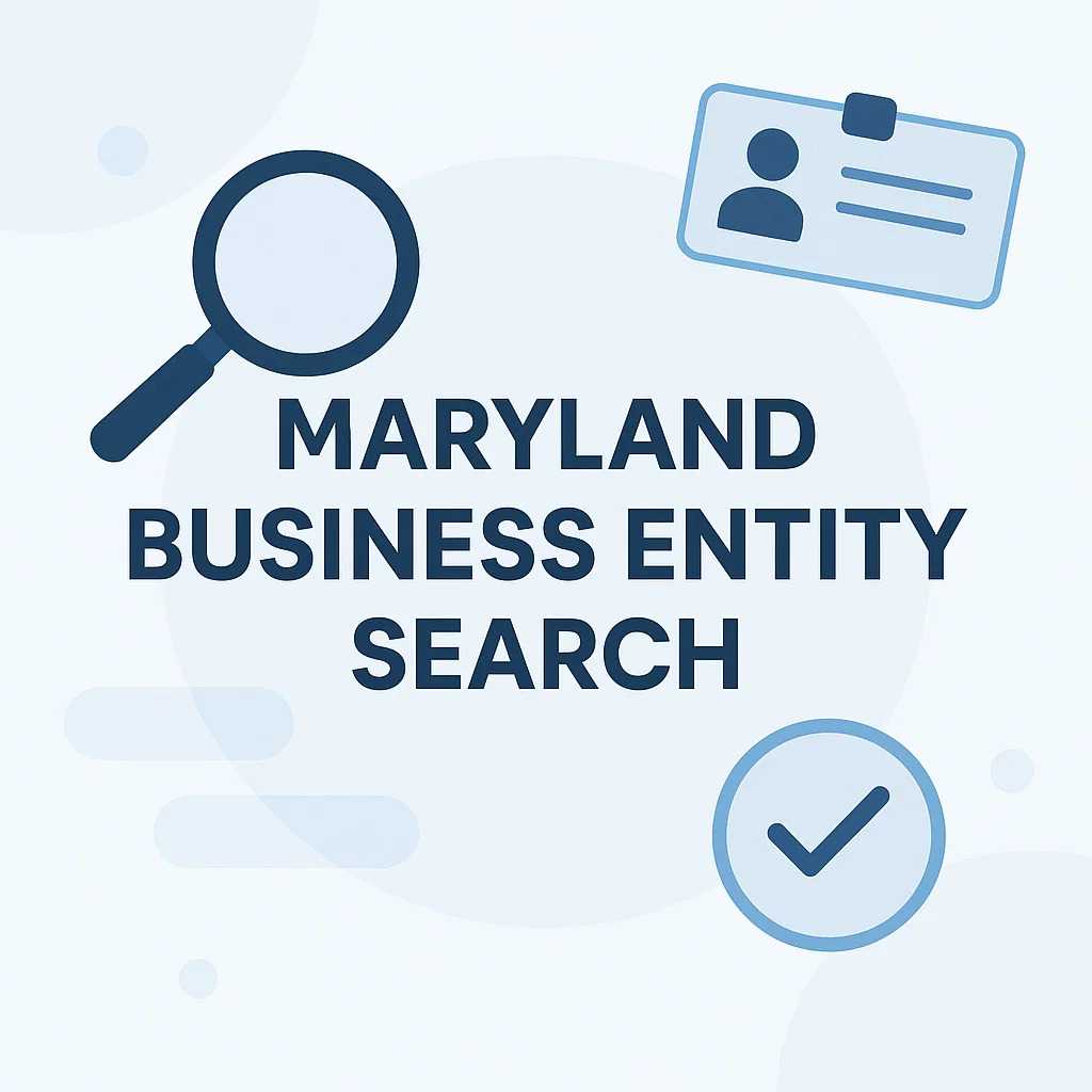 Maryland Business Entity Search