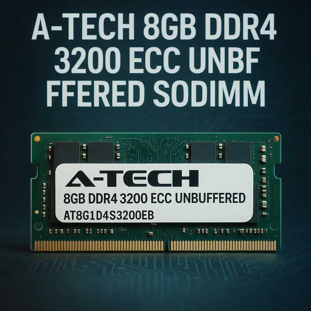 A-Tech 8GB DDR4-3200 ECC Unbuffered SODIMM