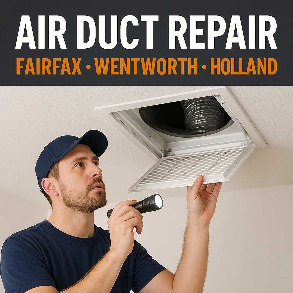 Air Duct Repair Fairfax Business / Wentworth / Holland
