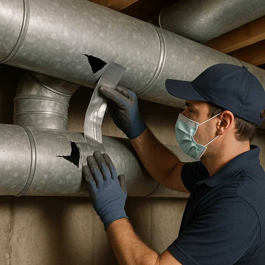 Air Duct Repair Fairfax Business / Wentworth / Holland