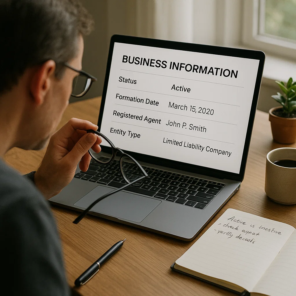 Oklahoma Secretary of State Business Entity Search