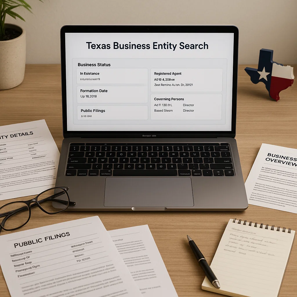 Texas Business Entity Search