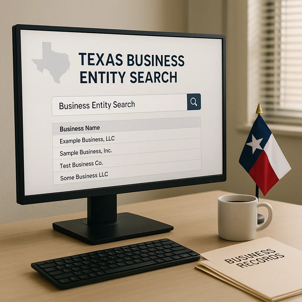 Texas Business Entity Search