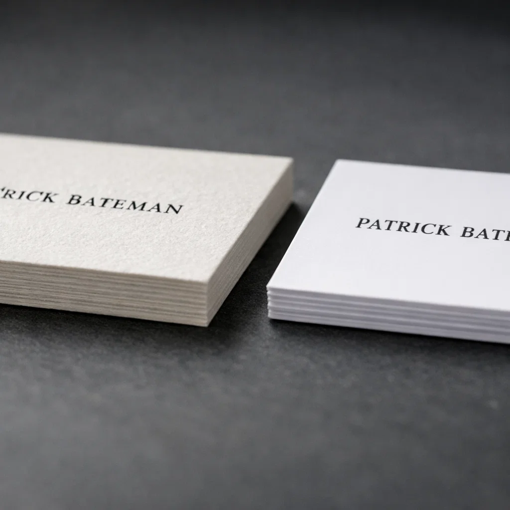american psycho business card​