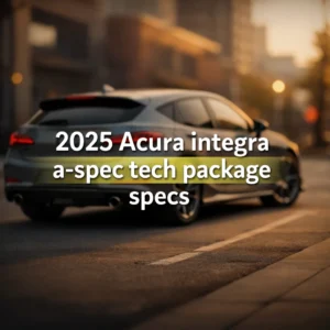 2025 acura integra a spec tech package specs