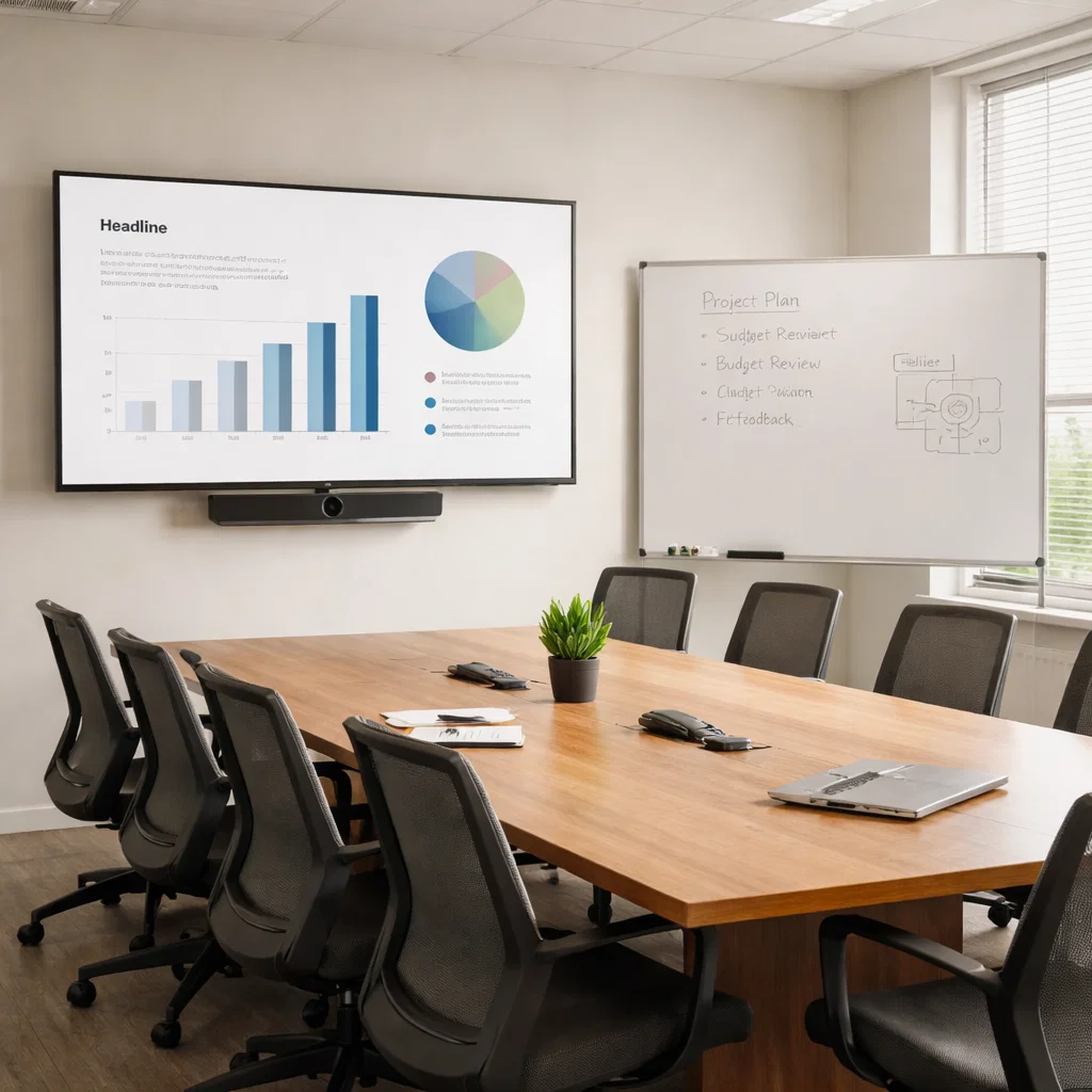 Meeting room setup at 5225 tech data drive