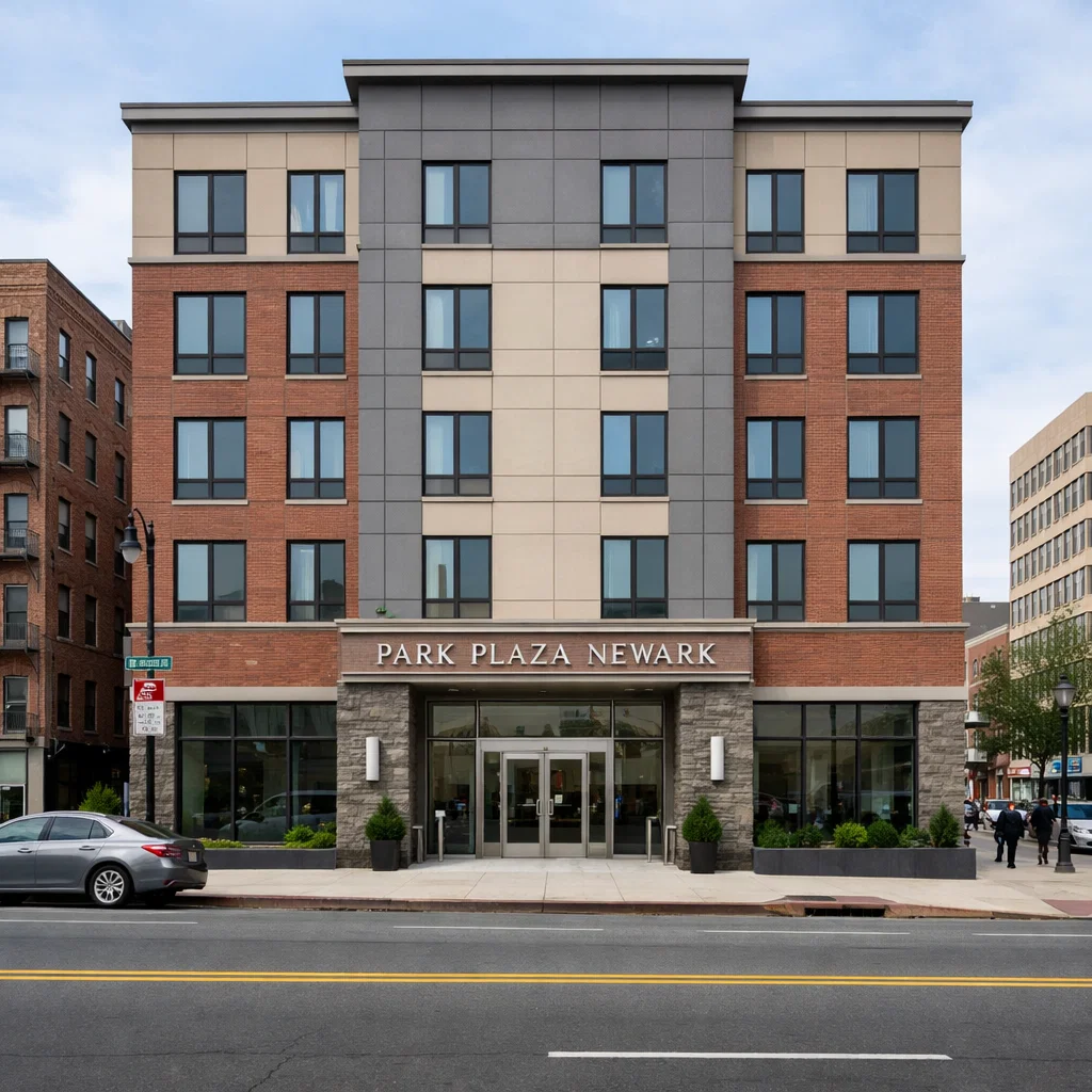Exterior view of the building at 211 Warren Street